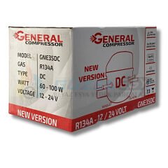 General 12-24V R134A Kompresör GNE35DC