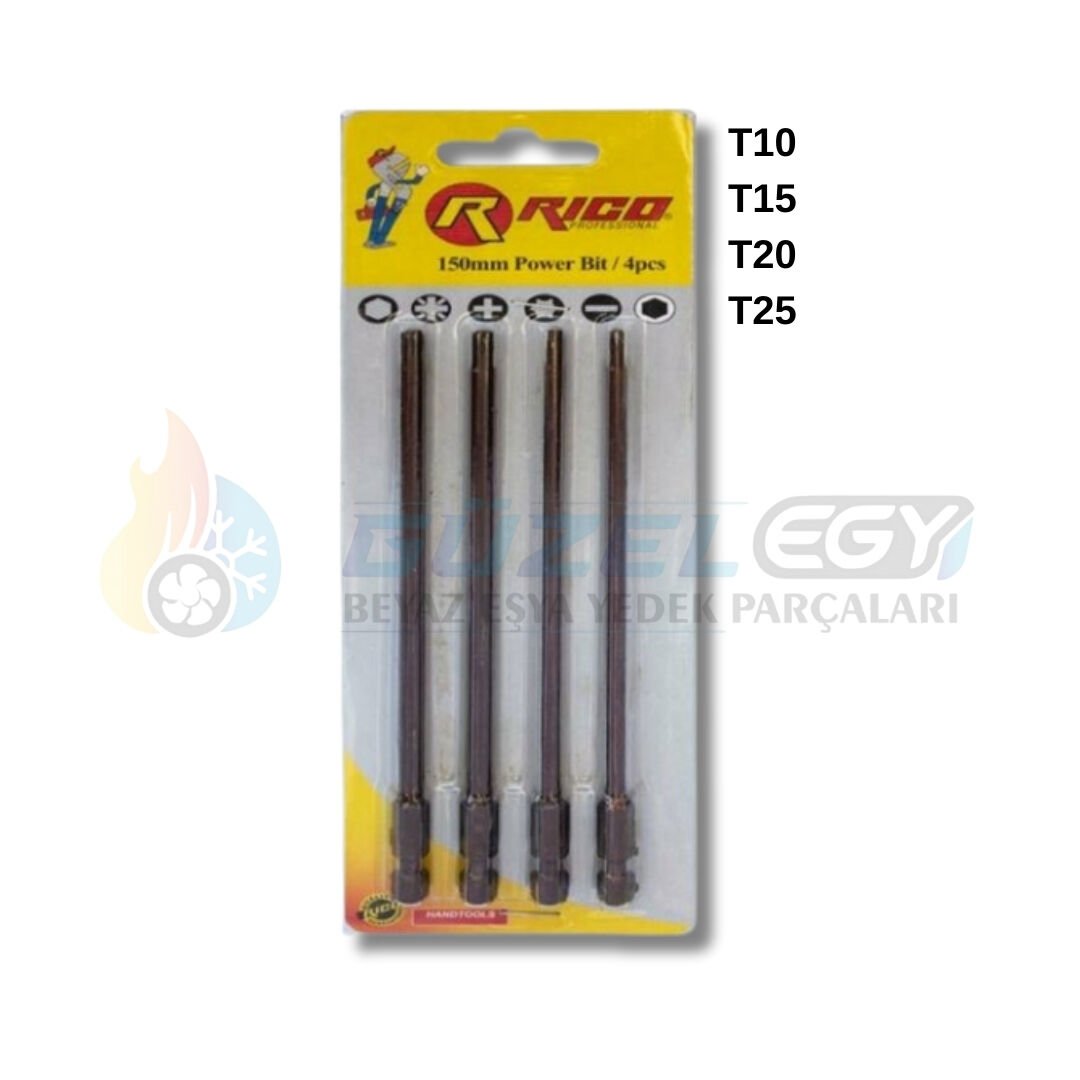 Rico Torx Bits Set 150 MM (T10-T15-T20-T25)