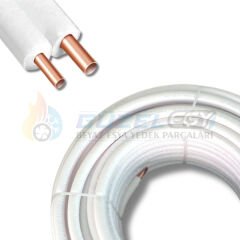 İzolasyonlu Bakır Boru 9 MM Çiftli 3/8-3/4 VRV